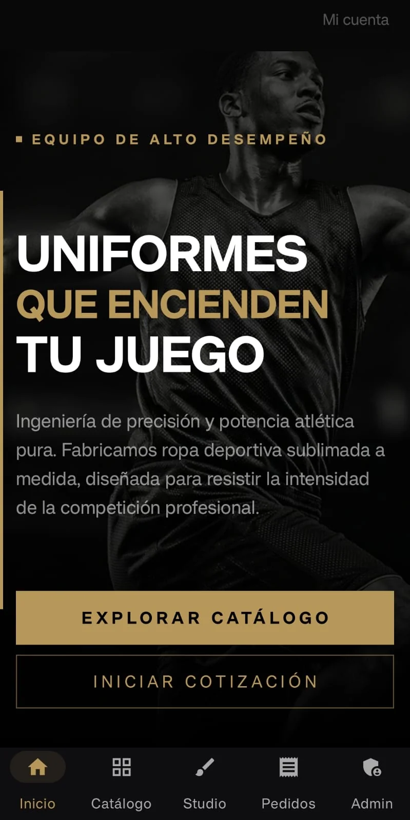 B·Sport Order System app preview